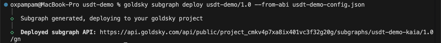 Goldsky low code deploy