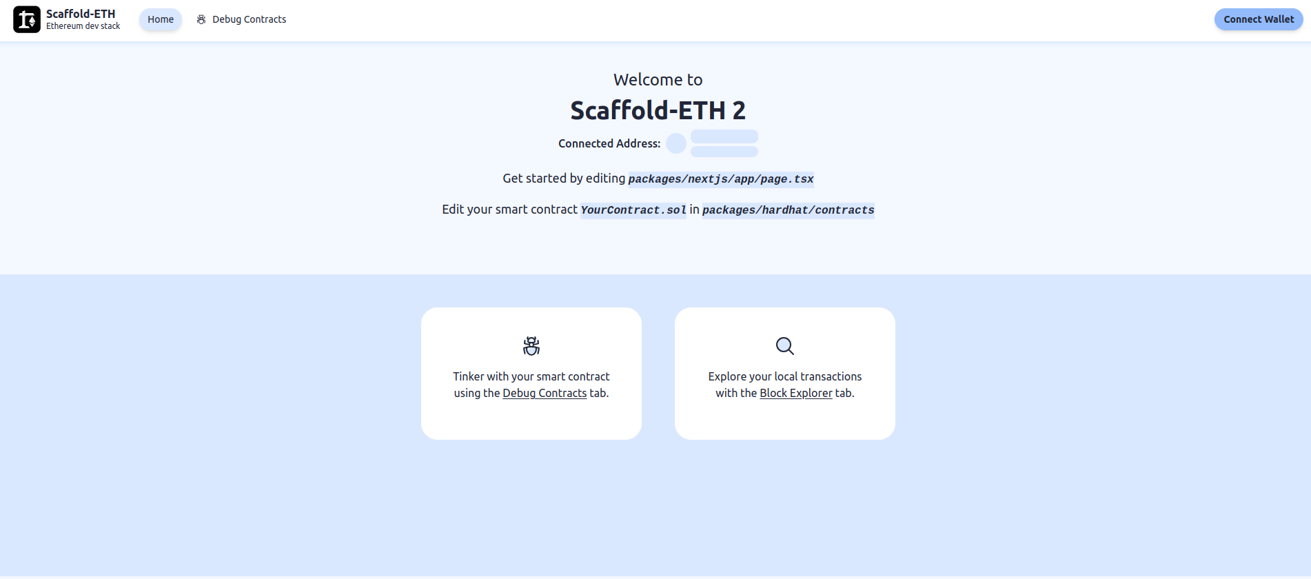 Scaffold dApp